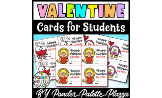 Valentine's Day Cards for Students - Holiday Gift Cards