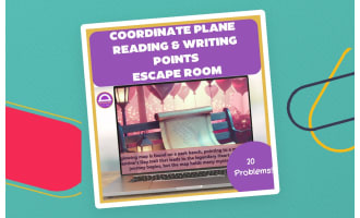 Valentine's Day Coordinate Plane Digital Escape Room