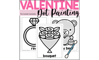 Valentine's Day Dot Painting - A Fine Motor Art Activity