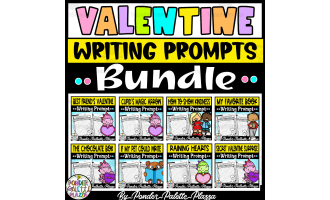 Valentine's Day Writing Prompts BUNDLE