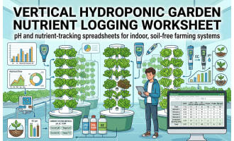 Vertical Hydroponic Garden Nutrient Logging