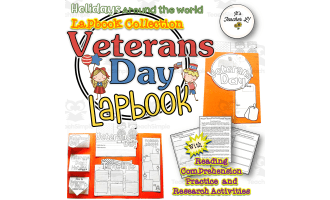 Veterans Day Lapbook with Reading Comprehension Activities