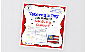 Veteran's Day Math Trivia Worksheet