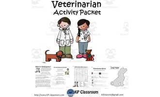 Veterinarian No Prep Activity Packet and Worksheets