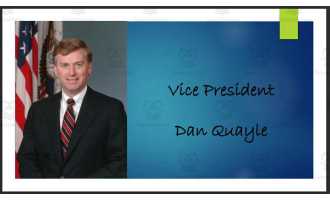 Vice President Dan Quayle Biography PowerPoint