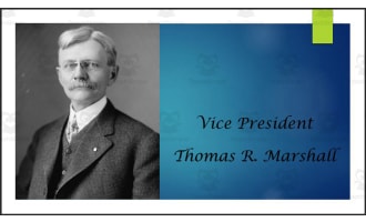 Vice President Thomas Marshall Biography PowerPoint