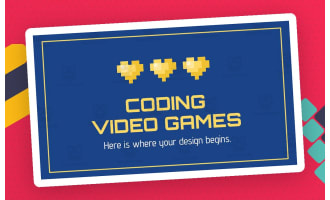 Video Game Design - Coding + Pixel Art Graphic Organizer