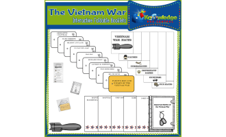 Vietnam War Interactive Foldable Booklets – EBOOK