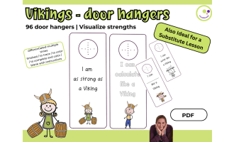 Viking-Themed Door Tags – Discover and Visualize Strengths