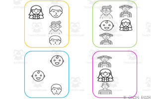 VISUAL SPATIAL VOCABULARY - B&W