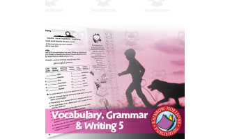 Vocabulary, Grammar & Writing 5 - Blending Language Skills Simplified