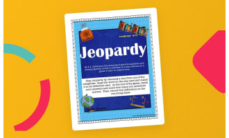 Vocabulary Jeopardy Activity