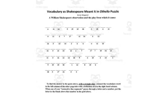 Vocabulary Opportunity: Othello