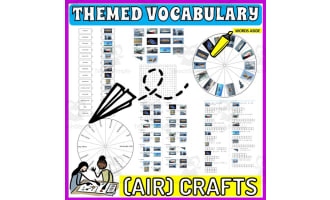 Vocabulary with Flash Cards | Crossword Wordsearch Anagram (AIR)CRAFTS