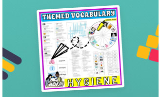 Vocabulary with Flash Cards | Crossword Wordsearch Anagram HYGIENE