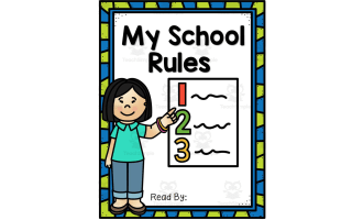 Voice Level Chart and School Rules Book