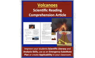 Volcanoes - Digital Science Reading Article - Grades 5-7