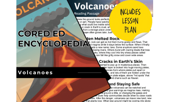Volcanoes Reading Comprehension Passage - Cored Ed Encyclopedia