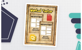 Wanted Poster (Editable in Google Slides)