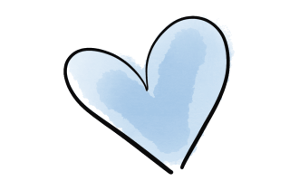 Watercolor Hearts - Valentine's Day