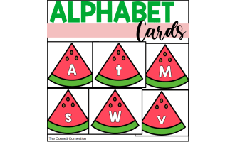 Watermelon Alphabet Cards