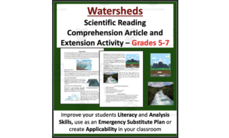 Watersheds - Digital Science Reading Article - Grades 5-7