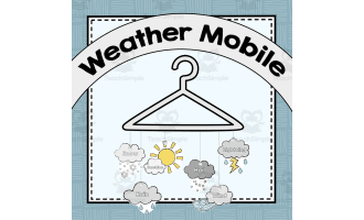Weather Mobile | Paper Meteorology Craft | Earth Science