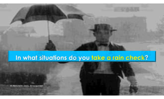 Weather-Related Idioms Speaking Practice