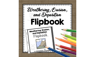 Weathering, Erosion, and Deposition Flipbook | Geology Project
