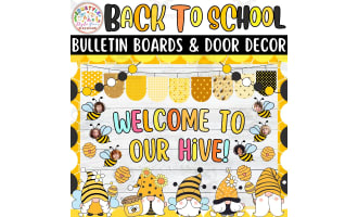 Welcome Back Bee – Bulletin Board & Door Decor Kit