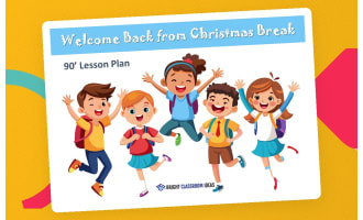Welcome Back from Christmas Break Lesson Plan (Grades 3–5)