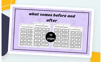 what comes before and after - Before And After Numbers 1-20