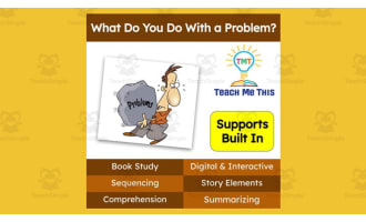 What Do You Do With A Problem? | Book Companion Activities | Digital Book Study