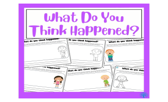 What Do You Think Happened Emotions Worksheets
