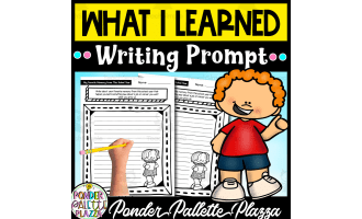 What I Learned - End of Year Writing Prompt