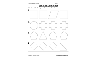 What Is Different Shapes Worksheet