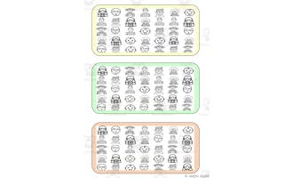 What is different? Vocabulary Boards - BLACK AND WHITE SET 23