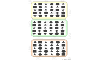 What is different? Vocabulary Boards - BLACK AND WHITE SET 40