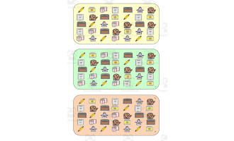 What is different? Vocabulary Boards - COLOR SET 12