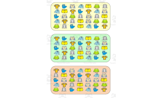 What is different? Vocabulary Boards - COLOR SET 17