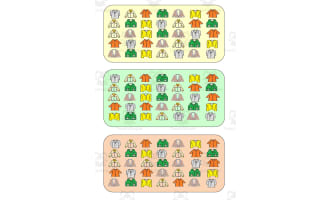 What is different? Vocabulary Boards - COLOR SET 18