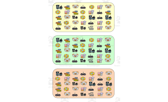 What is different? Vocabulary Boards - COLOR SET 6