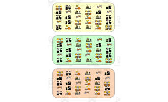 What is different? Vocabulary Boards - COLOR SET 9