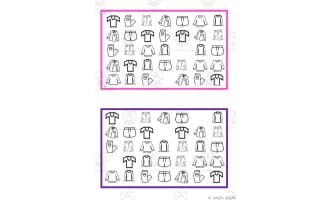 What is missing? Vocabulary Boards - BLACK AND WHITE SET 17