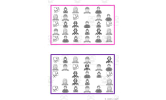 What is missing? Vocabulary Boards - BLACK AND WHITE SET 24