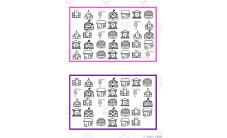 What is missing? Vocabulary Boards - BLACK AND WHITE SET 28