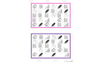 What is missing? Vocabulary Boards - BLACK AND WHITE SET 31