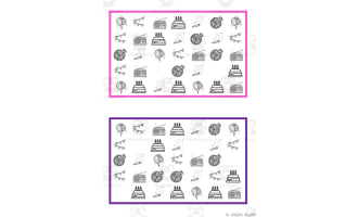 What is missing? Vocabulary Boards - BLACK AND WHITE SET 33