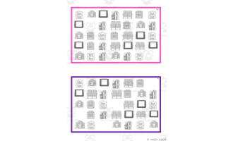 What is missing? Vocabulary Boards - BLACK AND WHITE SET 34