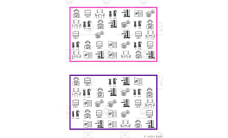 What is missing? Vocabulary Boards - BLACK AND WHITE SET 36